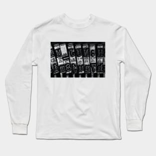 Typing machine elements Long Sleeve T-Shirt